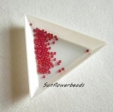 1 Stück - Dreieck Schale weiß