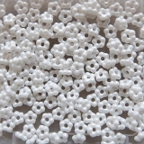 50 Stück - Blüten white alabaster
