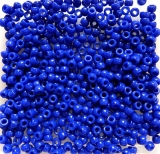 10 Gramm - Matubo Rocailles 7/0 - blau opak