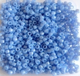 10 Gramm - Matubo Rocailles 7/0 - blue opal hämatit