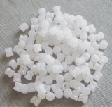 50 Stück - Preciosa Pellet - white alabaster