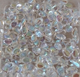 50 Stück - Preciosa Pip beads - crystal AB