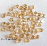 50 Stück - Preciosa Pip beads - crystal blond flare