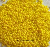 20 Gramm - Rocailles - gelb opak