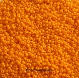 20 Gramm - Rocailles - orange opak