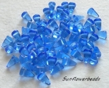 20 Stück - Spike beads - saphire