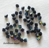 50 St�ck - Glasschliffbicone 3 mm - schwarz AB