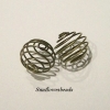 2 St�ck - Metall Spiralen - bronze