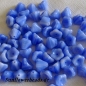 Preview: 20 Stück Blüten - blau marmoriert