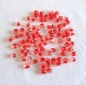 Preview: 100 Stück - 4 mm Glasschliffperlen - crystal siam ruby