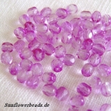 50 Stück - 4 mm Glasschliffperlen - crystal pink