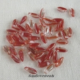 50 Stück - Dagger - crystal pearl red