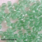 50 Stück - 4 mm  Glasschliffperlen - crysolite