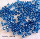 50 Stück - 3 mm Glasschliffperlen - dark aqua