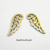 2 Stück - Flügel gold