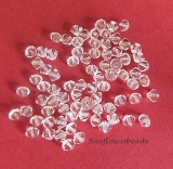 50 Stück - Glasschliff Bicone 3 mm - crystal