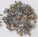 50 Stück - 3 mm Glasschliffperlen - crystal marea