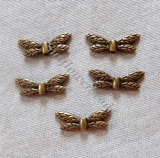 5 Stück - Libellenflügel bronze