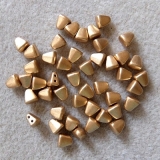 30 Stück - Matubo Nib-Bit gold matt