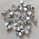 30 Stück - Matubo Nib-Bit crystal full silver