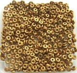 5 Gramm - O beads - brass gold