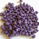 50 Stück - Preciosa Pellet - purple opak