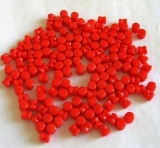 50 Stück - Preciosa Pellet - red coral