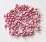 50 Stück - pinched beads - chalk lila lüster