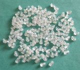 50 Stück - pinched beads - crystal AB