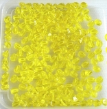 50 Stück - pinched beads - kristallgelb