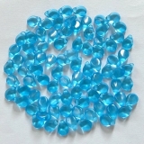 50 Stück - Preciosa Pip beads - cr. aquamarine solgel