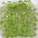 50 Stück - Preciosa Pip beads - cr. chartreuse solgel