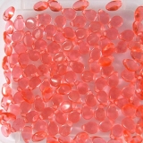50 Stück - Preciosa Pip beads - cr. salmon solgel
