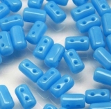 10 Gramm - Rulla beads - blue türkis opak