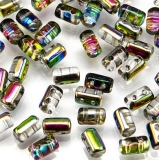 10 Gramm - Rulla beads - crystal vitrail