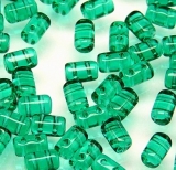 10 Gramm - Rulla beads - emerald