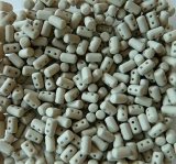 10 Gramm - Rulla beads - light olivine silk matt