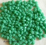 10 Gramm - Solo beads - grün türkis opak