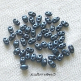 10 Gramm - Twinbeads - schwarzblau matt