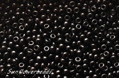 20 Gramm - Rocailles - schwarz