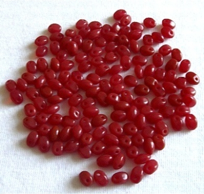 10 Gramm - Solo beads - burgund opalin