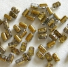 10 Gramm - Rulla beads - crystal halbgold